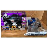 Toy truck, Hotwheels Harley Davidson, mug