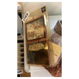 Fox collectible knife, stamps, door chime