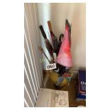 Milkcan with Umbrellas