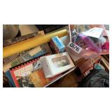 Recipe books and toothpicks