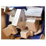 Misc lights bowl, and more in blue tote