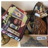 Bug zapper, teddy bear, file cabinet