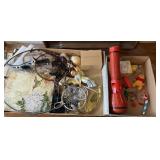 Dream catchers, flashlight, toys, perfume bottle