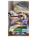 Shears, electric scissors, sweater, sun hats