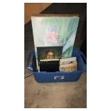 Paintings and local newspapers