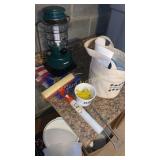 Battery operarated Lantern, squeegee & more