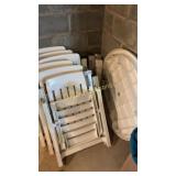 6 patio chairs and matching table