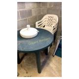 Outdoor table and chairs