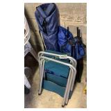 Outdoor folding chairs