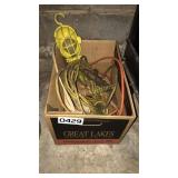 Trouble light and extension cords