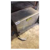 Metal tool box with contents