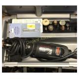 Dremel moto-tool variable speed, with misc heads