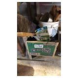 Silver tape, broom, misc