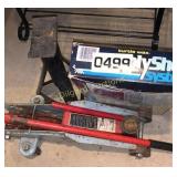 Hydraulic floor jack, wax, jack stand