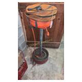 Jumper cables, extension cord and high table