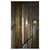 All misc wood and gutter pieces