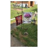 Five hanging yard decorations