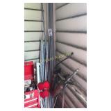 Threaded rods, driveway reflectors and grease guns