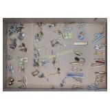 Tie tacks and cuff links