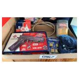 Crosman semi auto BB gun and BBs