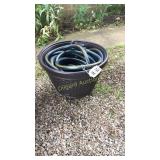 Water hose and bucket