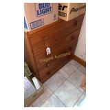 4 drawer wooden dresser