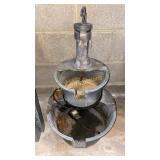 Outdoor electric water fountain
