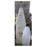 Box fan and two ironing boards