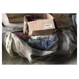 Party tent with stakes