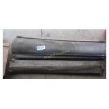 Webbing from a combine