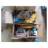 Seed spreader, radio, fish cleaner, more