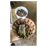 Wrenches, clamp, nuts and bolts