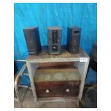 Casio radio and stand