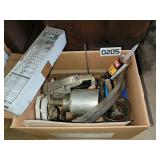 Belt hooks, paint gun, soldering wire and more