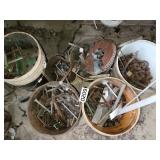 Buckets of misc hardware