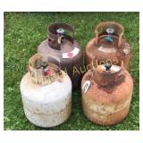 (4) propane tanks