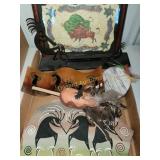 Indian/Buffalo picture, sandstone and more