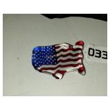 Fenton USA  American flag paper weight