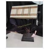 Stained glass desk lamp