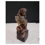 Labrador dog / pups collectors figurine