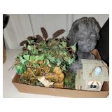 Mc Coy planter, birdhouse and more