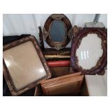Photo frames and mirror (most 8x10)