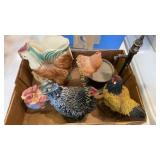 Chicken figurines
