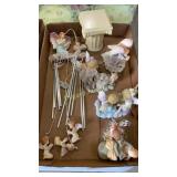 Roman Inc. wind-chime, figurines
