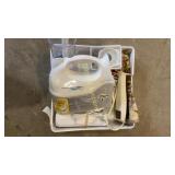 Hamilton Beach hand mixer, electric knife, scale