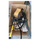 Outdoor stakes, bungee cords