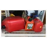 3 gas cans