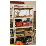 Plastic shelving unit - (Contents NOT included)