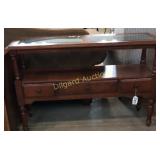 Long along the wall table with three drawers