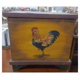 Rooster wood box